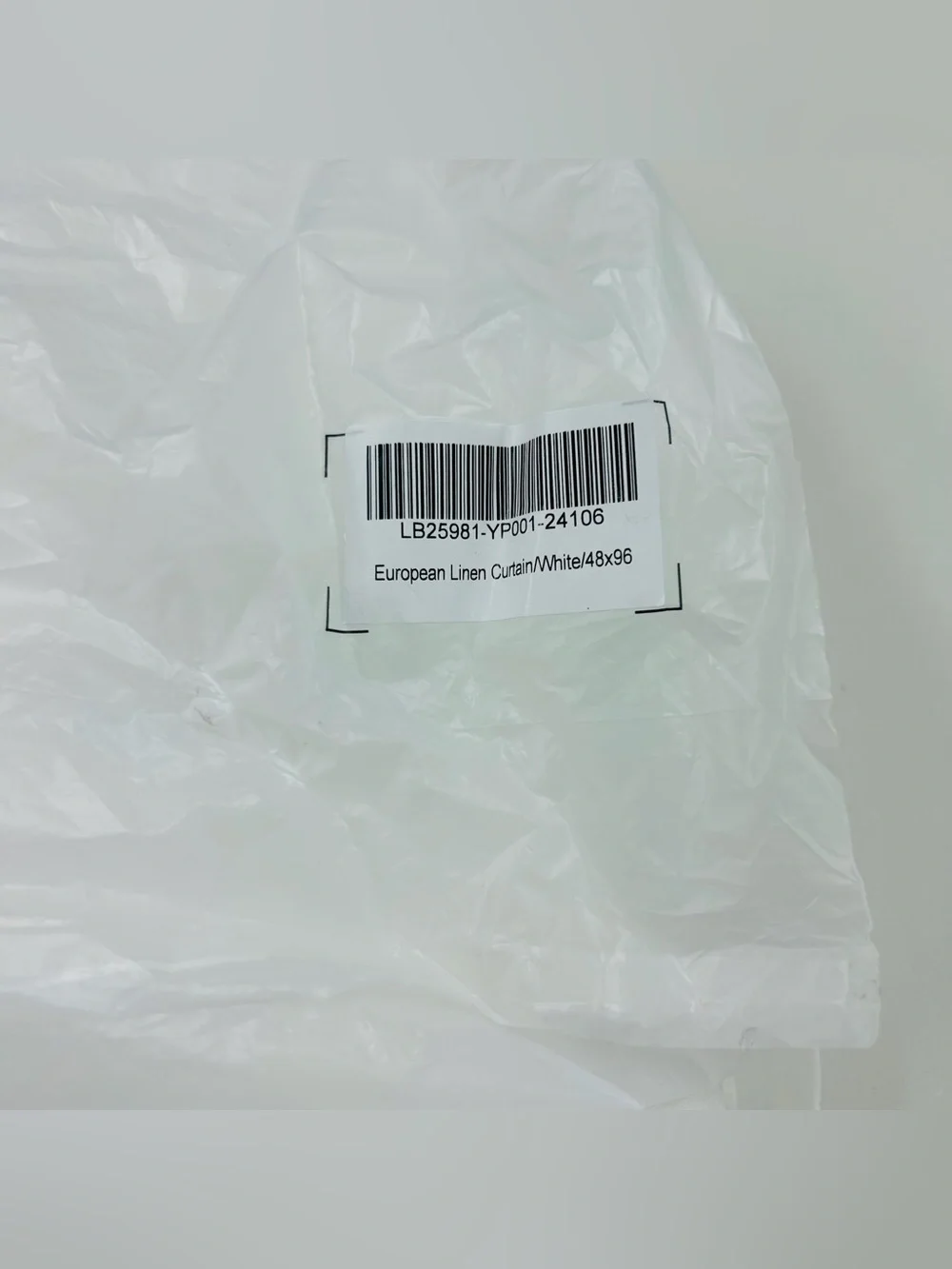 NWOT QUINCE Set Of 2 48x96 European Linen Curtains White 8696
